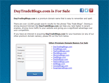 Tablet Screenshot of daytradeblogs.com